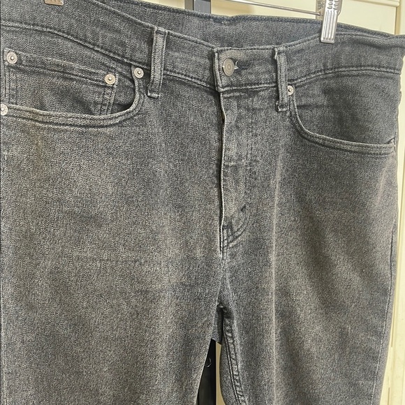 Levi Strauss Men's 511 Slim Fit Dark Grey-Black Jeans Straight Leg Sz 34x30 - Picture 4 of 12
